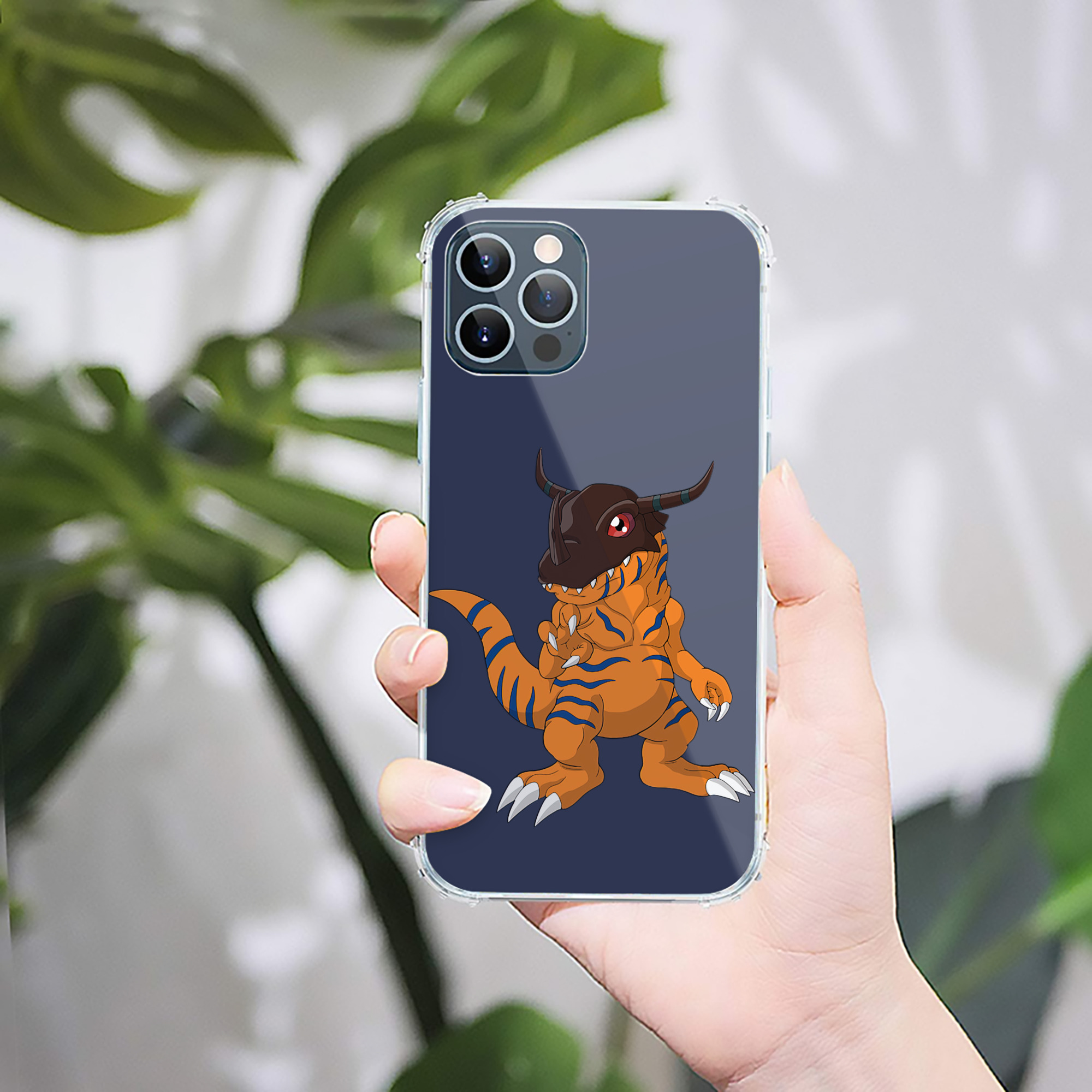 （画像用） Digimon デジタルモンスター/デジモン 【iPhone 12シリーズ対応】透明スマホケース（クリアソフトケース）